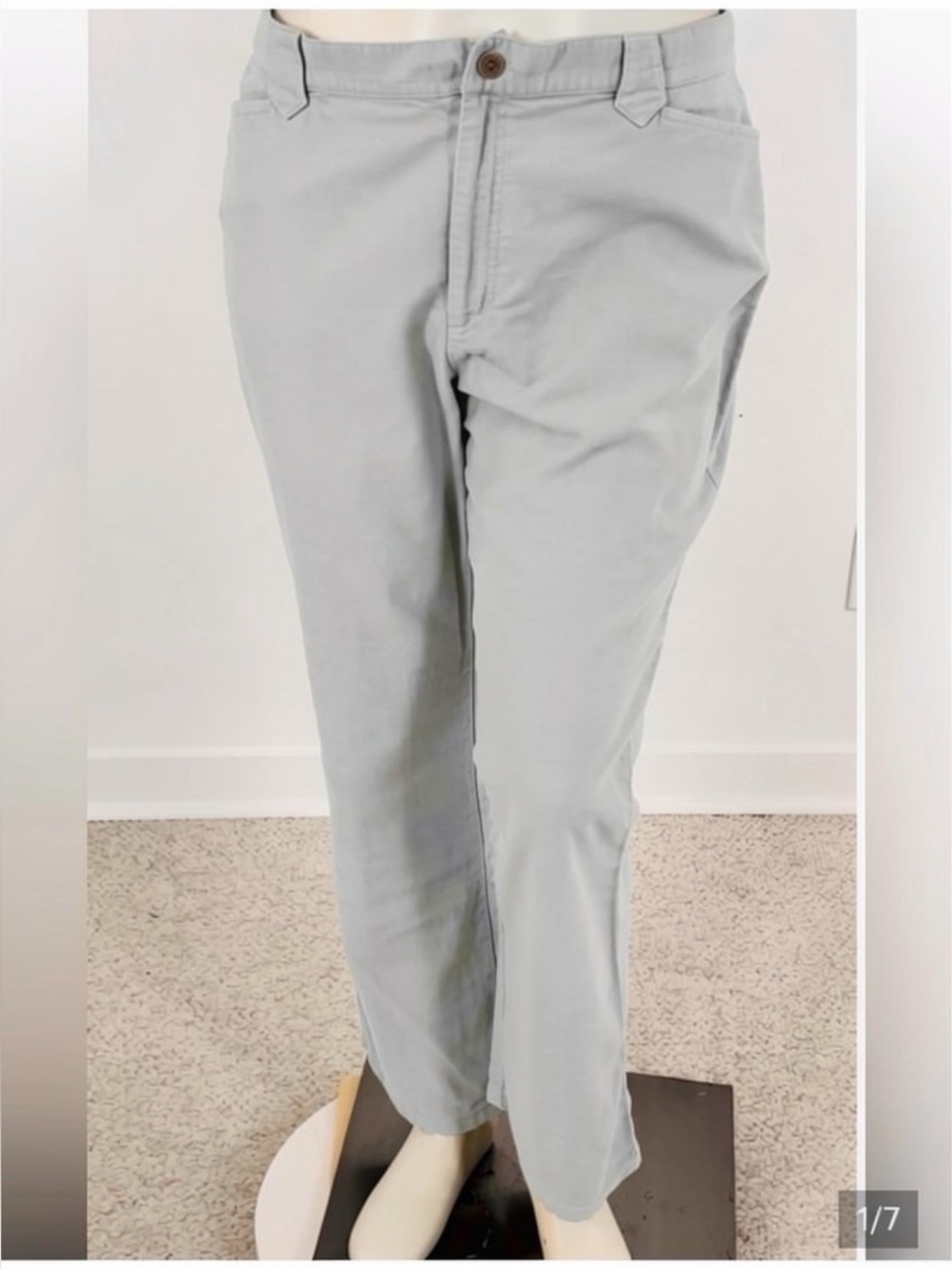 👛 (ANY 2/$30) Vintage LAUREN JEANS CO. Soft Light Grey, Straight Leg